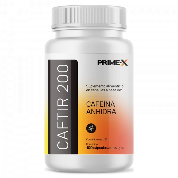 Cafeína CAFTIR 200 frente