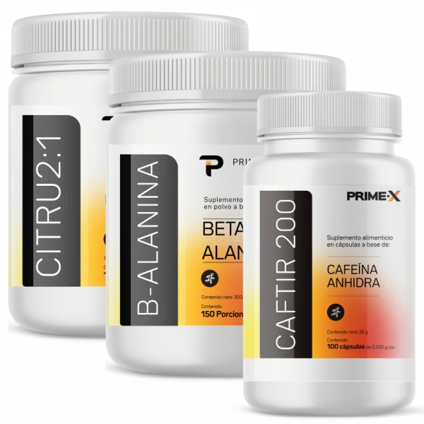 Malato de Citrulina, Beta Alanina y Cafeína Primetech