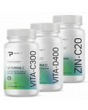 Vitamina C, Vitamina D3 y Zinc