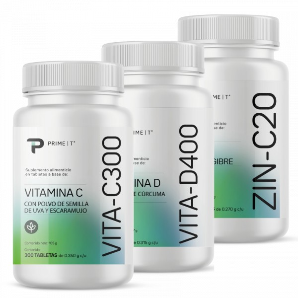 Vitamina C, Vitamina D3 y Zinc