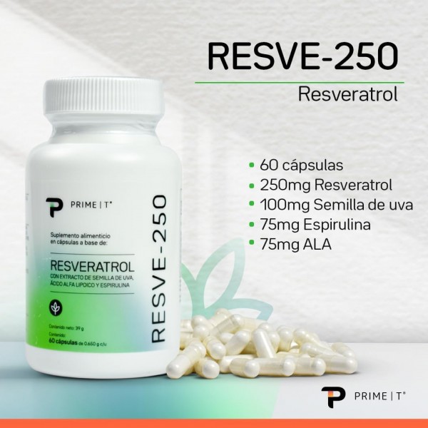 Resveratrol RESVE-250 características