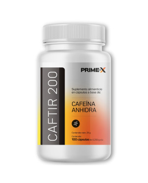 Cafeína CAFTIR 200 frente