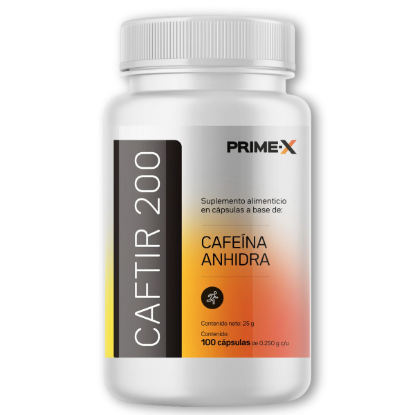 Cafeína CAFTIR 200 frente